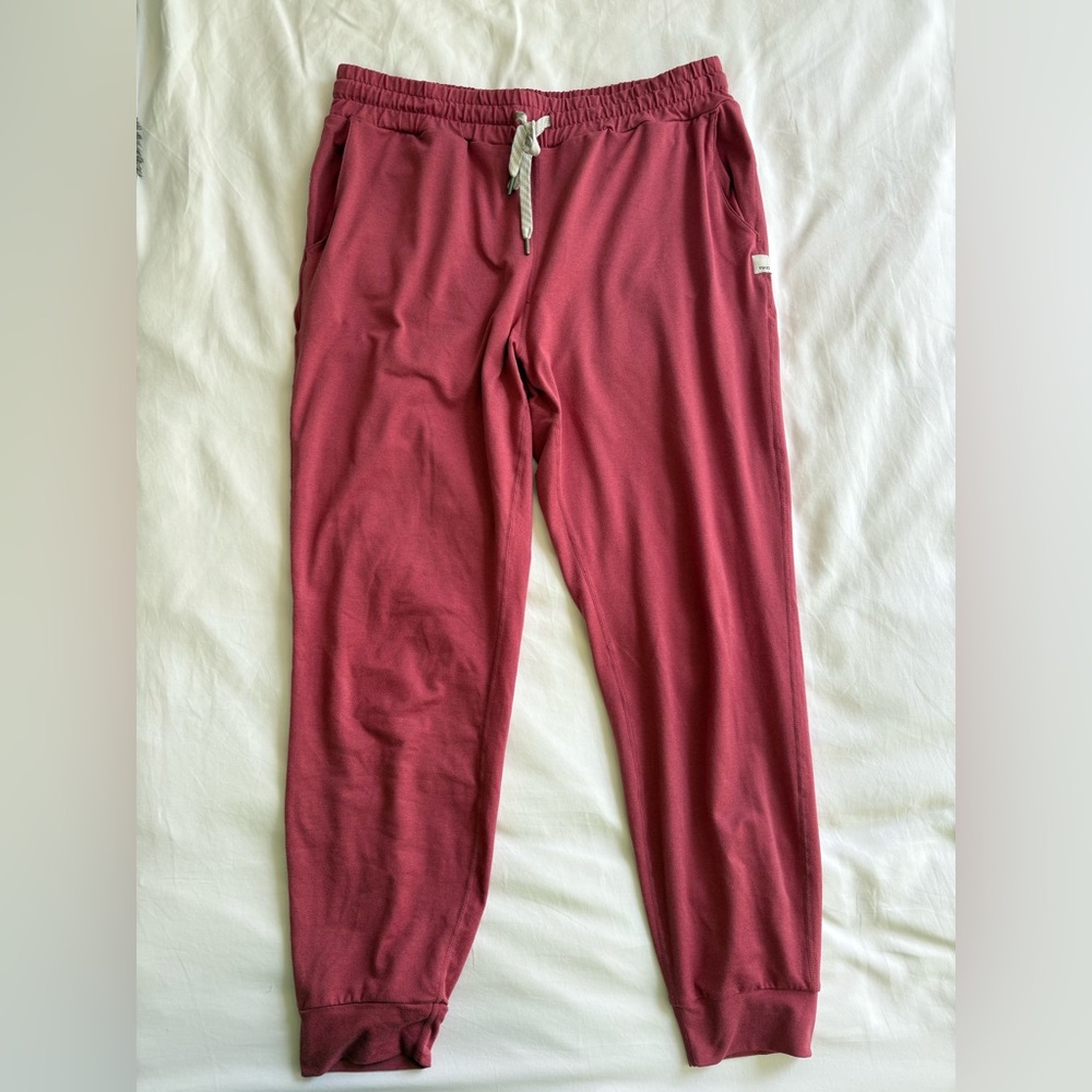 Vuori Women's Red Jogger Pants